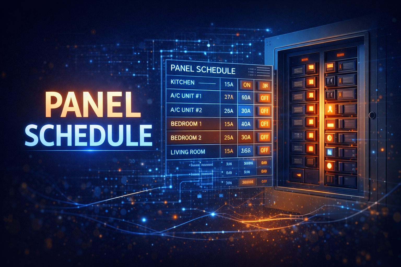 Panel Schedule Builder
